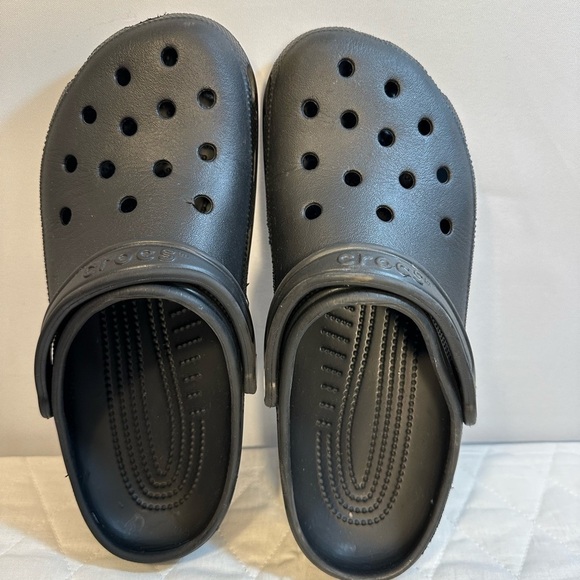 Crocs Baya Unisex Size Men 9 Women 11 Classic Clogs Sandals Shoes Slippers Black main image 4